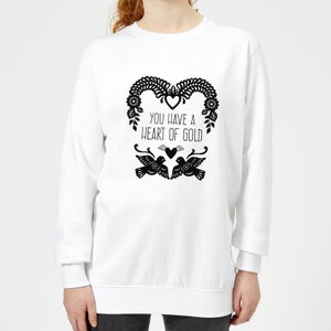 You Have A Heart Of Gold Women's Sweatshirt - White