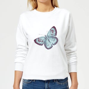 Butterfly 6 Women's Sweatshirt - White