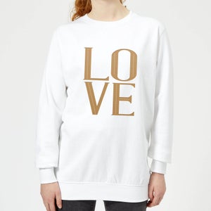 Square Love Women's Sweatshirt - White
