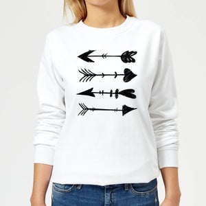 Arrows Women's Sweatshirt - White