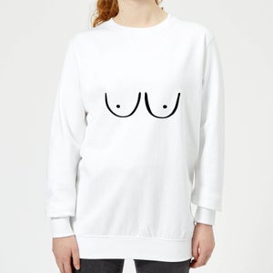 Boobs Women's Sweatshirt - White