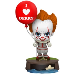 Hot Toys IT Chapter Two Cosbaby Mini Figure Pennywise with Balloon 11cm
