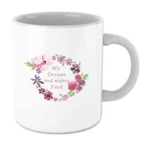 My Dreams And Wishes Fund Floral Ring Mug