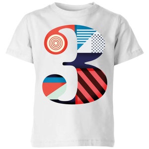 3 Kids' T-Shirt - White