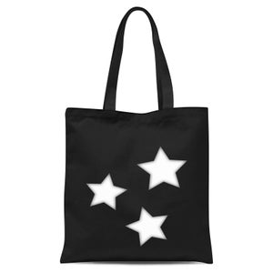 Stars Tote Bag - Black
