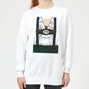 Oktoberfest Mens Chest Women's Sweatshirt - White