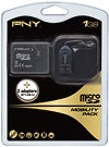 PNY 1GB Micro-SD with USB & mini Adaptor