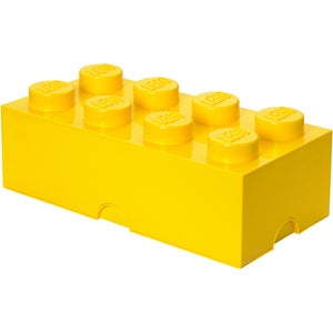 Brique de rangement LEGO 8 - jaune