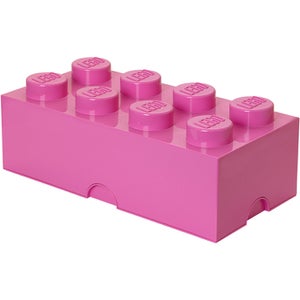 Ladrillo de almacenamiento LEGO 8 - Rosa
