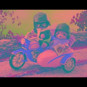 Sylvanian Families Motorcycle and Sidecar
