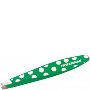 Tweezerman Green Polka Dot Mini Slant Tweezers