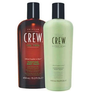 American Crew Citrus Mint & Tea Tree Body Wash Duo