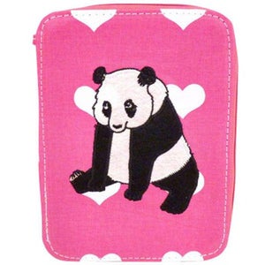 Kate Garey Panda Make-up & Brush Case