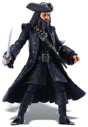 Pirates Of The Caribbean Super Deluxe Figure Wave 1 Blackbeard Figure