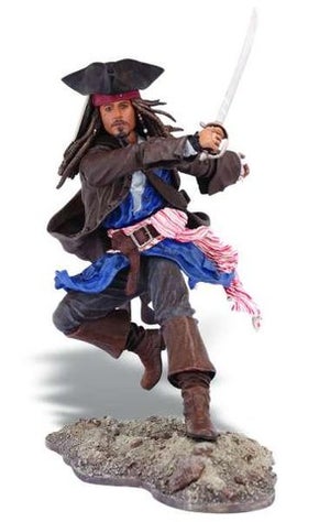 Pirates Of The Caribbean - Super Deluxe Figure Wave 1 Jack Sparrow Figure