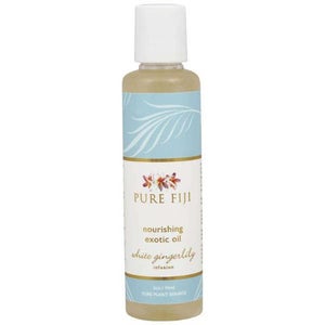 Pure Fiji Exotic Bath & Body Oil White Gingerlilly - 3oz