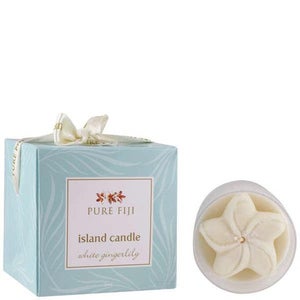 Pure Fiji Island Candle White Gingerlilly - 3oz