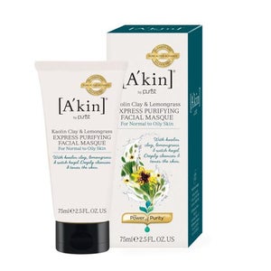 A'kin Kaolin Clay and Activated Carbon Express Purifying Facial Masque (75ml)