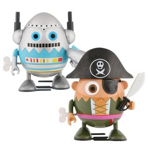 Eggbods Boys Twin Pack - Eggbot and Captain Hardboiled