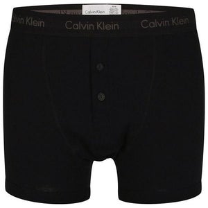 CALVIN KLEIN CLASSIC BUTTON FLY BOXER BRIEF - BLACK