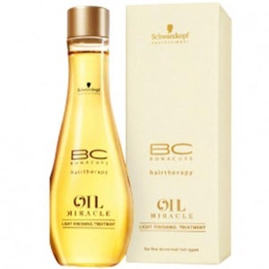 Schwarzkopf BC Hairtherapy Oil Miracle Light Finishing Treatment for Fine/Normal Hair (100ml)
