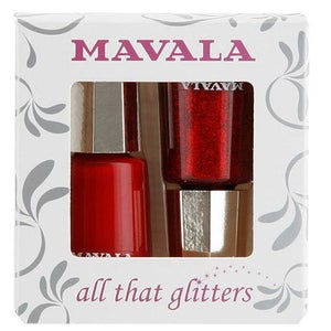 MAVALA GLITTER TIPS DUO - RED DIAMOND (2 PRODUCTS)