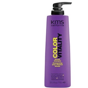 KMS ColorVitality Blonde Shampoo - Supersize 750ml 