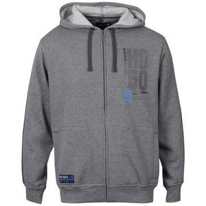 Head Men's Brush Back Fleece Zip Through Hoody - Grey
