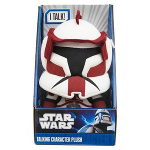 Star Wars Clone Wars - Talking Plush - Commander Fox 9 Inch
