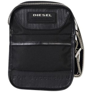 DIESEL NEW FELLOW CROSSBODY BAG - BLACK/BLACK