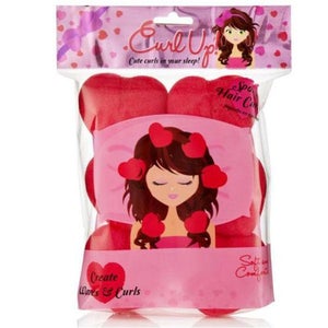 Sponge Hair Rollers - Heart
