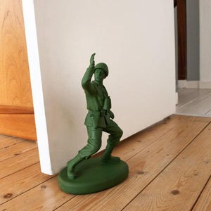 Toy Soldier Shaped Door Stop Homeguard
