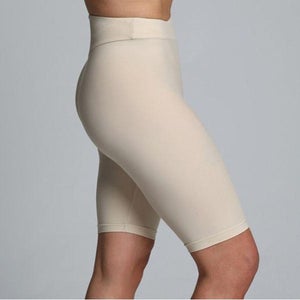 Proskins Women's Slim Cycle Knee Length Shorts Nude