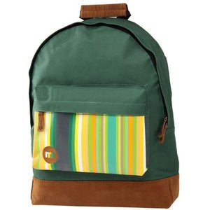 Mi-Pac Stripe Backpack - Green