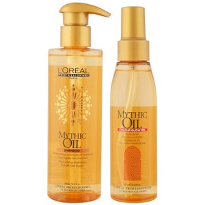 L'Oreal Professionel Mythic Oil Shampoo & Colour Glow Oil Bundle