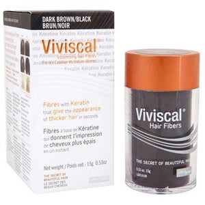 Viviscal Volumising Hair Fibres - Dark Brown/Black (15g)