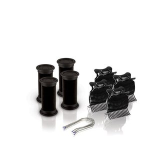 Diva Session Instant Heat 25mm Rollers, Clips & Pins Pack of 4