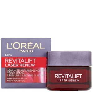L'Oréal Paris Dermo Expertise Revitalift Laser Renew Advanced Anti-Aging Moisturiser - Triple Action (50ml)