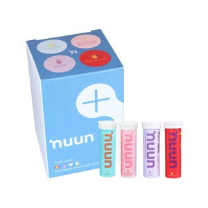 Nuun Active Sports Isotonic Hydration Tablets - 4 Pack Tropical, Grape, Strawberry, Fruit Punch
