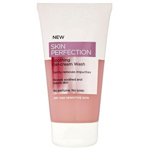 L'Oréal Paris Dermo Expertise Skin Perfection Soothing Gel-Cream Wash - Dry/Sensitive Skin (150ml)