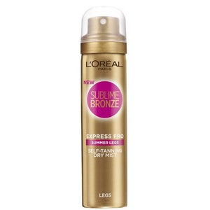L'Oréal Paris Sublime Bronze Express Pro Summer Legs Self Tanning Dry Mist (75ml)