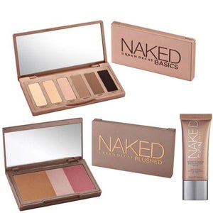 Urban Decay Naked Trio- Basics Palette, Beauty Balm & Flushed
