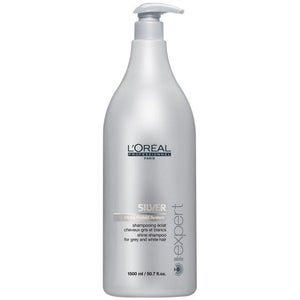 L'Oreal Professionnel Serie Expert Silver Shampoo (1500ml) and Pump