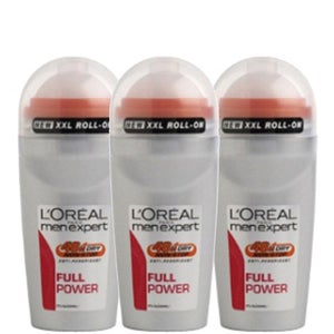 L'Oréal Paris Men Expert Full Power Deodorant Roll-On (50ml) Trio