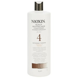 NIOXIN System 4 Scalp Revitaliser Conditioner for Fine, Noticeably Thinning, Chemically Treated Hair 1000ml (Worth £68.30)