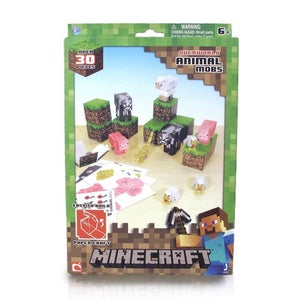 Minecraft Papercraft Over 30 Piece Set - Animal Pack