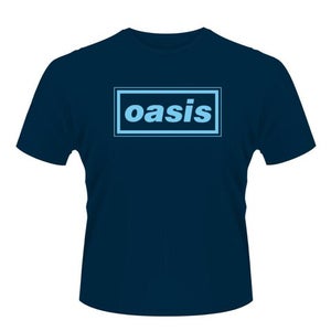 Oasis Men's T-Shirt - Classic Logo (Navy Blue)