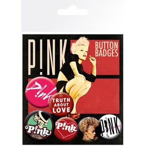Pink The Truth About Love - Badge Pack