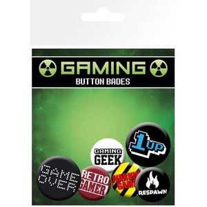 Gaming Retro Gamer - Badge Pack