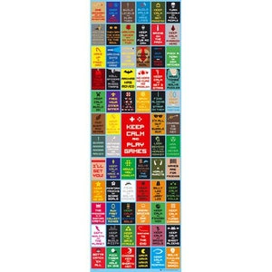 Keep Calm Gaming - Door Poster - 53 x 158cm